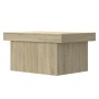 Mesa de centro madera de ingeniería roble Sonoma 80x55x40 cm de vidaXL, Mesas de centro - Ref: Foro24-840865, Precio: 61,76 €...