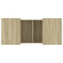Mesa de centro madera de ingeniería roble Sonoma 80x55x40 cm de vidaXL, Mesas de centro - Ref: Foro24-840865, Precio: 61,76 €...