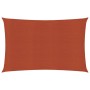 Toldo de vela HDPE terracota 160 g/m² 2x3,5 m de vidaXL, Sombrillas - Ref: Foro24-311338, Precio: 24,83 €, Descuento: %