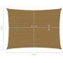 Toldo de vela HDPE gris taupe 160 g/m² 3x4 m de vidaXL, Sombrillas - Ref: Foro24-311402, Precio: 33,23 €, Descuento: %