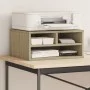 Soporte impresora madera ingeniería roble Sonoma 49x40x22,5 cm de vidaXL, Soportes para impresoras - Ref: Foro24-840592, Prec...