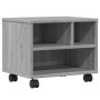 Soporte para impresora con ruedas gris Sonoma 41x32x34,5 cm de vidaXL, Soportes para impresoras - Ref: Foro24-840616, Precio:...