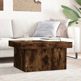 Mesa de centro madera de ingeniería roble ahumado 100x55x40 cm de vidaXL, Mesas de centro - Ref: Foro24-840874, Precio: 73,58...