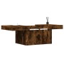 Mesa de centro madera de ingeniería roble ahumado 100x55x40 cm de vidaXL, Mesas de centro - Ref: Foro24-840874, Precio: 74,45...