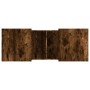 Mesa de centro madera de ingeniería roble ahumado 100x55x40 cm de vidaXL, Mesas de centro - Ref: Foro24-840874, Precio: 74,45...
