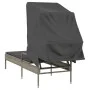 Tumbona con capota ratán sintético gris de vidaXL, Tumbonas - Ref: Foro24-368190, Precio: 198,26 €, Descuento: %