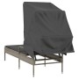 Tumbona con capota ratán sintético gris de vidaXL, Tumbonas - Ref: Foro24-368190, Precio: 180,97 €, Descuento: %