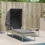 Tumbona con capota y mesa ratán sintético gris claro von vidaXL, Liegen - Ref: Foro24-368202, Preis: 211,76 €, Rabatt: %