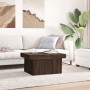 Mesa de centro madera de ingeniería marrón roble 80x55x40 cm de vidaXL, Mesas de centro - Ref: Foro24-840869, Precio: 76,45 €...