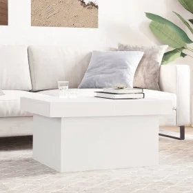 Mesa de centro madera de ingeniería blanca 80x55x40 cm de vidaXL, Mesas de centro - Ref: Foro24-840863, Precio: 61,02 €, Desc...