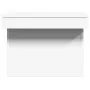 Mesa de centro madera de ingeniería blanca 80x55x40 cm de vidaXL, Mesas de centro - Ref: Foro24-840863, Precio: 61,02 €, Desc...