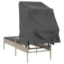 Tumbona con capota ratán sintético gris claro de vidaXL, Tumbonas - Ref: Foro24-368193, Precio: 182,56 €, Descuento: %