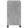 Mesa auxiliar ruedas madera ingeniería gris hormigón 50x30x55cm de vidaXL, Mesas auxiliares - Ref: Foro24-840572, Precio: 38,...