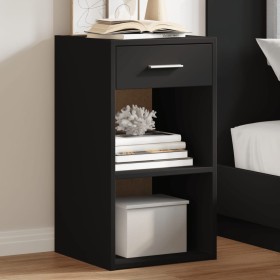 Mesitas de noche 2 uds madera de ingeniería negro 35x34x65 cm de vidaXL, Mesitas de noche - Ref: Foro24-840579, Precio: 66,07...