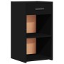Mesitas de noche 2 uds madera de ingeniería negro 35x34x65 cm de vidaXL, Mesitas de noche - Ref: Foro24-840579, Precio: 66,07...