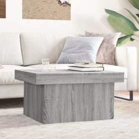 Mesa de centro madera de ingeniería gris Sonoma 80x55x40 cm de vidaXL, Mesas de centro - Ref: Foro24-840868, Precio: 68,43 €,...