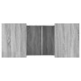 Mesa de centro madera de ingeniería gris Sonoma 80x55x40 cm de vidaXL, Mesas de centro - Ref: Foro24-840868, Precio: 69,38 €,...