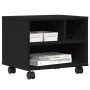 Soporte para impresora con ruedas negro 41x32x34,5 cm de vidaXL, Soportes para impresoras - Ref: Foro24-840612, Precio: 44,66...