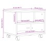 Soporte para impresora con ruedas negro 41x32x34,5 cm de vidaXL, Soportes para impresoras - Ref: Foro24-840612, Precio: 45,51...