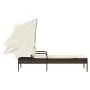 Tumbona con capota ratán sintético marrón de vidaXL, Tumbonas - Ref: Foro24-368189, Precio: 198,26 €, Descuento: %