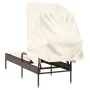 Tumbona con capota ratán sintético marrón de vidaXL, Tumbonas - Ref: Foro24-368189, Precio: 198,26 €, Descuento: %