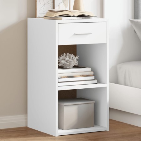 Mesitas de noche 2 uds madera de ingeniería blanco 35x34x65 cm de vidaXL, Mesitas de noche - Ref: Foro24-840577, Precio: 64,2...