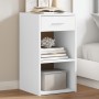 Mesitas de noche 2 uds madera de ingeniería blanco 35x34x65 cm de vidaXL, Mesitas de noche - Ref: Foro24-840577, Precio: 64,2...