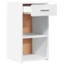 Mesitas de noche 2 uds madera de ingeniería blanco 35x34x65 cm by vidaXL, Nightstands - Ref: Foro24-840577, Price: 63,43 €, D...