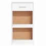 Mesitas de noche 2 uds madera de ingeniería blanco 35x34x65 cm by vidaXL, Nightstands - Ref: Foro24-840577, Price: 63,43 €, D...