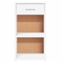 Mesitas de noche 2 uds madera de ingeniería blanco 35x34x65 cm de vidaXL, Mesitas de noche - Ref: Foro24-840577, Precio: 64,2...