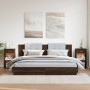 Mesitas noche 2 uds madera ingeniería marrón roble 35x34x65 cm de vidaXL, Mesitas de noche - Ref: Foro24-840589, Precio: 67,0...