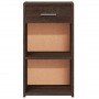 Mesitas noche 2 uds madera ingeniería marrón roble 35x34x65 cm de vidaXL, Mesitas de noche - Ref: Foro24-840589, Precio: 67,0...