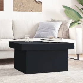 Schwarzer Couchtisch aus Ingenieurholz 80x55x40 cm von vidaXL, Couchtisch - Ref: Foro24-840864, Preis: 61,86 €, Rabatt: %