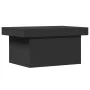Mesa de centro madera de ingeniería negro 80x55x40 cm by vidaXL, Coffee table - Ref: Foro24-840864, Price: 61,86 €, Discount: %