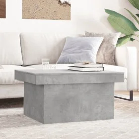 Mitteltisch aus grauem Beton-Ingenieurholz 80x55x40 cm von vidaXL, Couchtisch - Ref: Foro24-840866, Preis: 65,55 €, Rabatt: %
