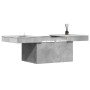 Mesa de centro madera de ingeniería gris hormigón 80x55x40 cm de vidaXL, Mesas de centro - Ref: Foro24-840866, Precio: 66,45 ...