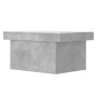 Mesa de centro madera de ingeniería gris hormigón 80x55x40 cm de vidaXL, Mesas de centro - Ref: Foro24-840866, Precio: 66,45 ...