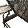Sun lounger with black synthetic rattan hood by vidaXL, Loungers - Ref: Foro24-368188, Price: 192,41 €, Discount: %