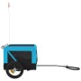 Remolque de bicicleta mascotas hierro tela Oxford azul negro de vidaXL, Cochecitos para mascotas - Ref: Foro24-93911, Precio:...