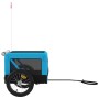 Remolque de bicicleta mascotas hierro tela Oxford azul negro de vidaXL, Cochecitos para mascotas - Ref: Foro24-93918, Precio:...