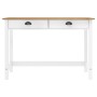 Mesa consola Hill con 2 cajones madera pino 110x45x74 cm de vidaXL, Mesas auxiliares - Ref: Foro24-288994, Precio: 101,79 €, ...