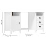 Escritorio Hill Range madera de pino blanco 150x50x74 cm de vidaXL, Escritorios - Ref: Foro24-289000, Precio: 171,44 €, Descu...