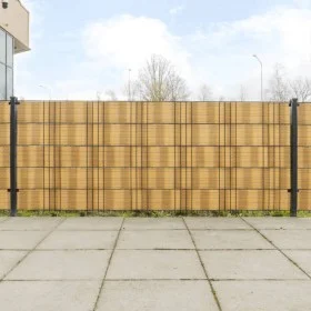 Balkonmarkisen 5 Stück hellbraunes synthetisches Rattan 255x19 cm von vidaXL, Zaunpaneele - Ref: Foro24-156316, Preis: 27,01 ...