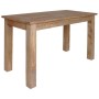 Mesa de comedor de madera maciza de caoba 120x60x77 cm en Mesas de comedor | Comprar online en Foru.es