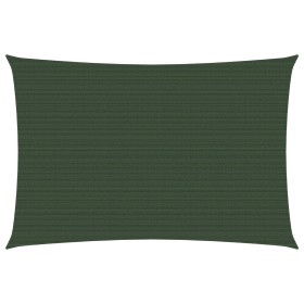 Toldo de vela HDPE verde oscuro 160 g/m² 5x6 m de vidaXL, Sombrillas - Ref: Foro24-311466, Precio: 62,41 €, Descuento: %