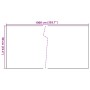 Toldo para balcón ratán sintético blanco 1000x90 cm de vidaXL, Paneles de vallas - Ref: Foro24-156293, Precio: 103,32 €, Desc...