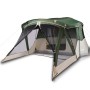 Tienda de campaña con porche 4 personas impermeable verde de vidaXL, Tiendas de campaña - Ref: Foro24-94536, Precio: 213,92 €...