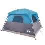 Tienda de campaña para 4 personas impermeable azul de vidaXL, Tiendas de campaña - Ref: Foro24-94543, Precio: 121,68 €, Descu...