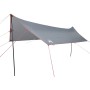 Lona de camping impermeable gris y naranja 460x305x210 cm de vidaXL, Tiendas de campaña - Ref: Foro24-94687, Precio: 54,91 €,...
