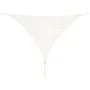 Toldo de vela triangular HDPE 3,6x3,6x3,6 m blanco de vidaXL, Sombrillas - Ref: Foro24-43018, Precio: 19,74 €, Descuento: %